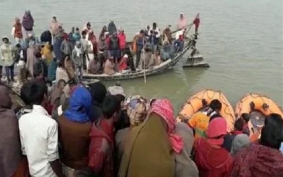 भागलपुर में नाव हादसे में 30 से अधिक लोगों के डूब जाने की आशंका