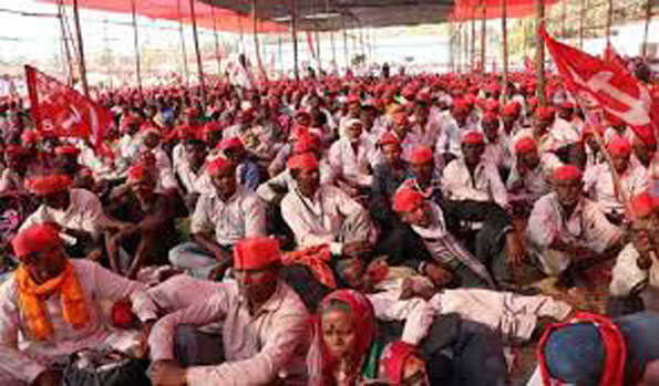 भारतवर्ष में मजदूरों की हड़ताल, श्रमिक हड़ताल में किसानों का विरोध जारी